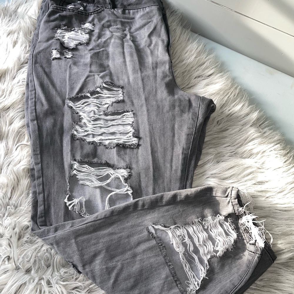 Distressed Plus Size Jeans